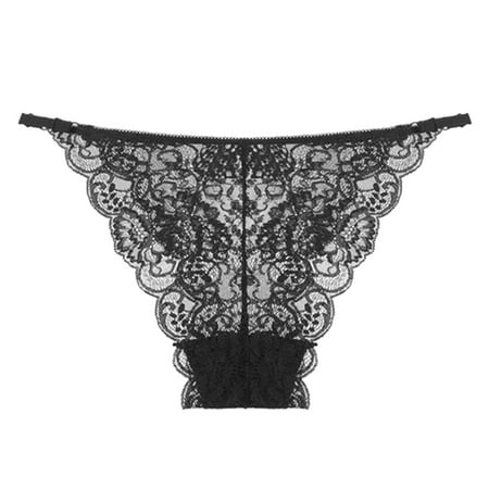 

Bikini Underwear for Women Lace Ladies Assorted Soft Ultra Brief Womens Lingerie Black M