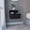 Black, variant on Dark walnut color floating nightstand / Ample top and two-tier shelf for easy access