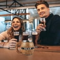 thumbnail image 2 of Wooden Barrel Beer Mug Large-capacity Stainless Steel Beer Cup, 2 of 9
