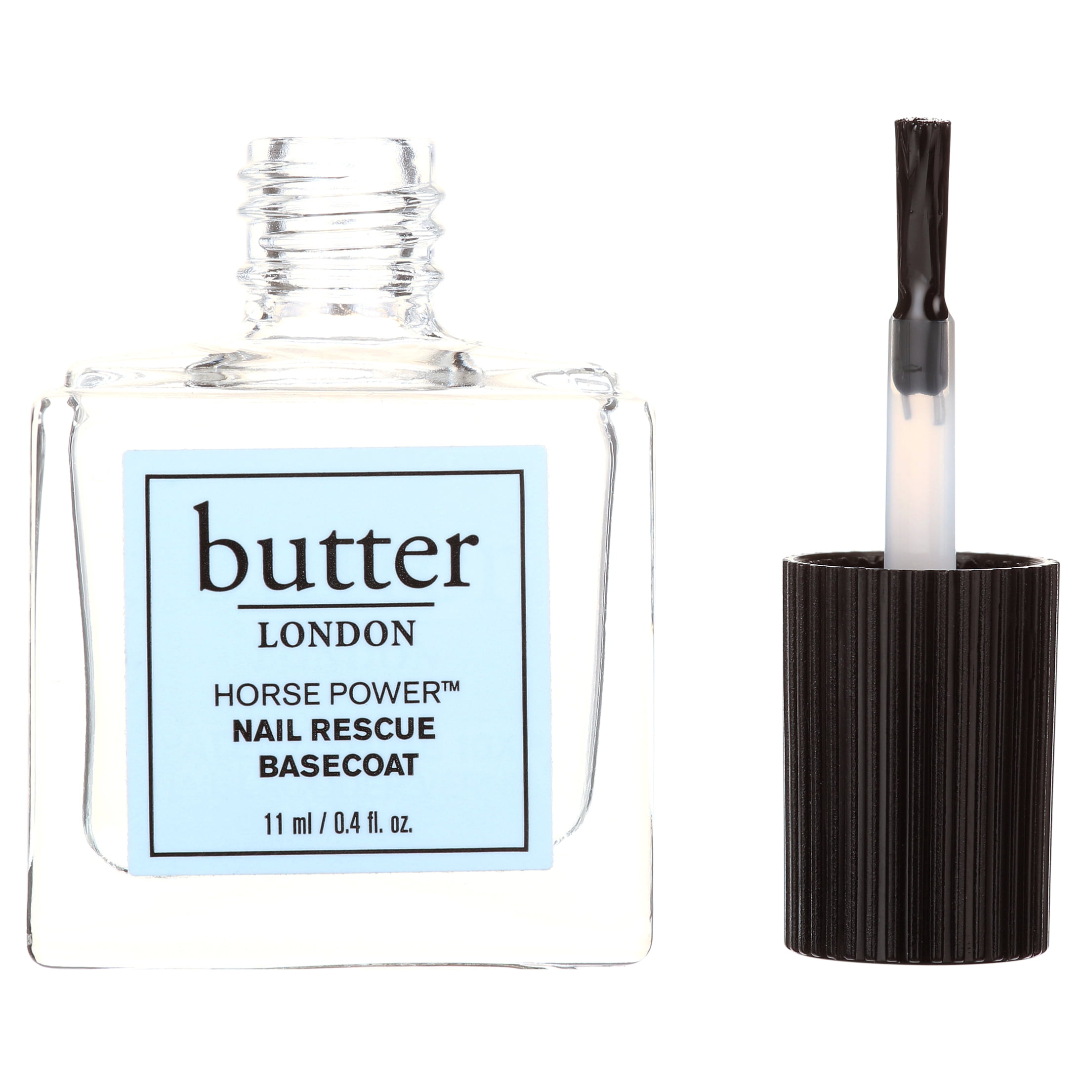 butter LONDON Horse Power Nail Rescue Strengthener Basecoat Nail Polish, 0.4 fl oz