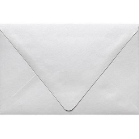 A9 Contour Flap Envelopes (5 3/4 x 8 3/4) - Crystal Metallic (250 Qty.)