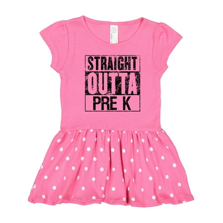 

Inktastic Straight Outta Pre-K Gift Toddler Girl Dress