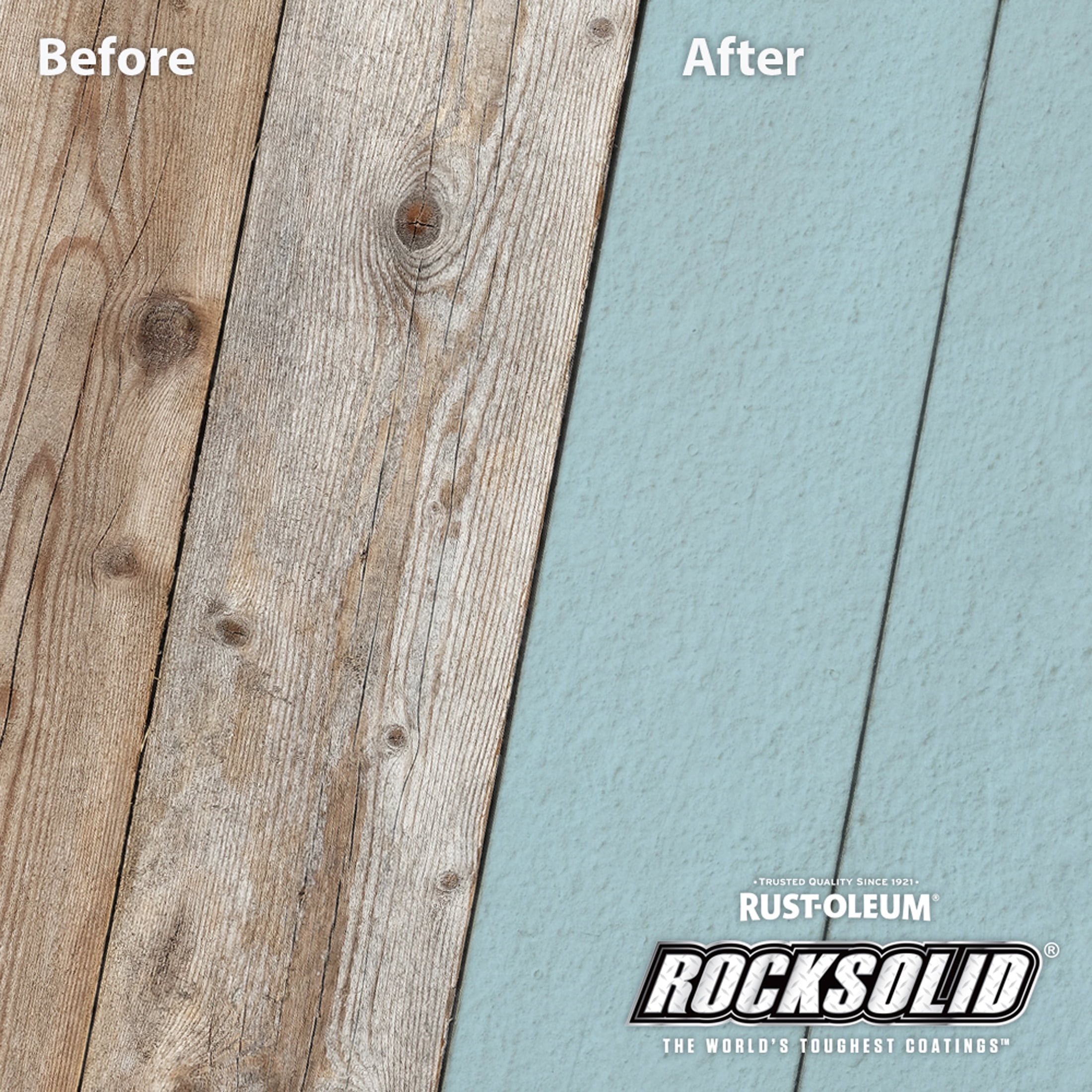 Blue Sky, Rust-Oleum RockSolid 6X Exterior Wood Deck Coat-319617T, Gallon
