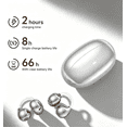 thumbnail image 7 of Clip on Earbuds Wireless,Open Ear Headphones with Noise Cancelling, Bluetooth 6.0, 66H Playtime with IPX7 Waterproof, Lightweight for Small Ear Running, 7 of 7