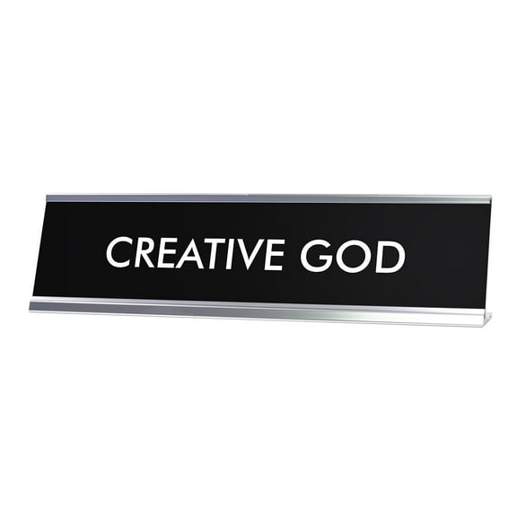 CREATIVE GOD Novelty Desk Sign