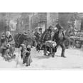 thumbnail image 2 of Homeward Bound Working Men Carrying Their Shovels And Axes History (36 x 24), 2 of 2