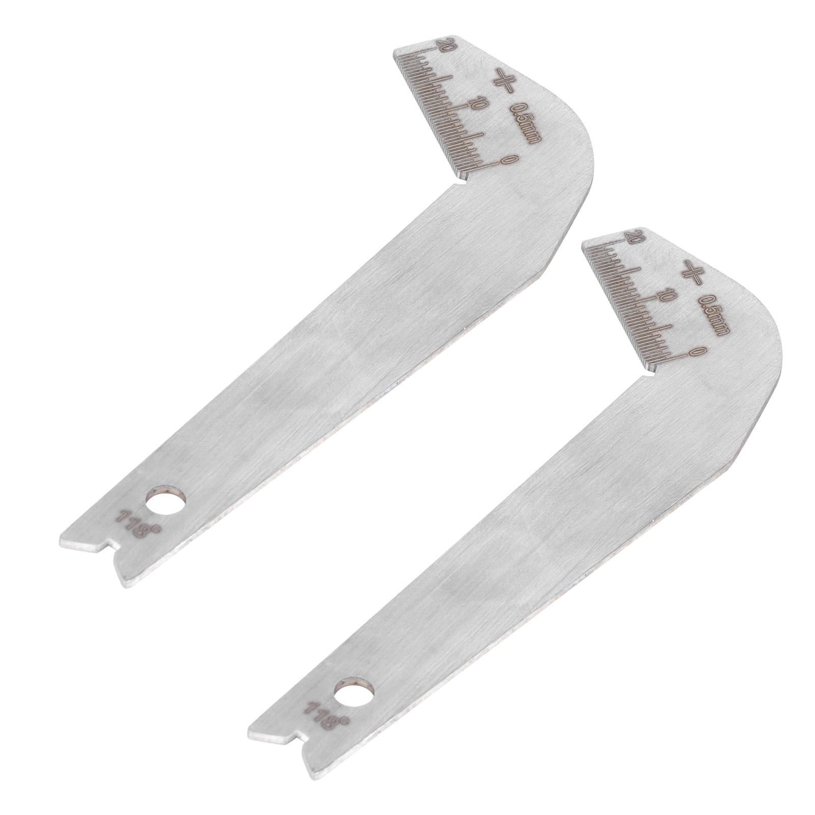Drill Bit Angle Gauge, Drilling Bits Gauges 0.5mm Accuracy 118 Degree