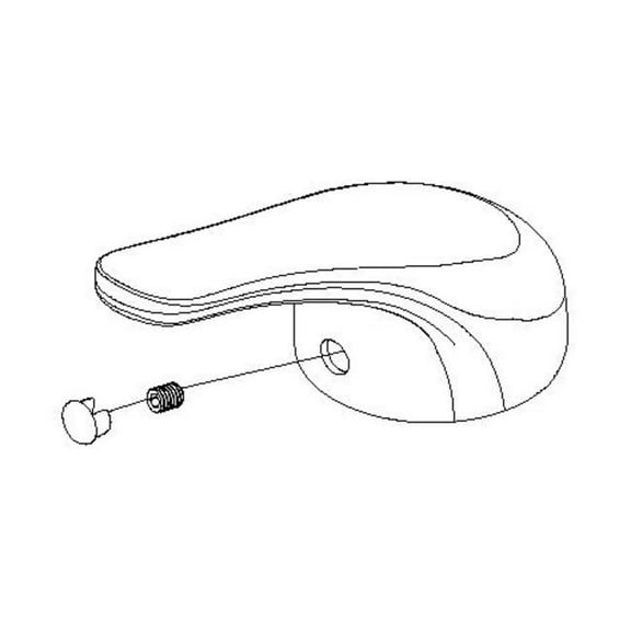 Proflo OBPF74020320126CP Lever Handle Kit For Pfx314l - Chrome