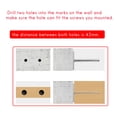 thumbnail image 5 of 6 Piezas 3 Pulgadas Soportes de Estantería Flotante , Estantes Ocultos, Sostenedor Pared Soporte Oculto Kit Montaje Para Estante Casa Diy, 5 of 5