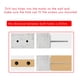 thumbnail image 5 of 6 soportes para estantes flotantes de 3 pulgadas, soportes ocultos para estantes, kit de montaje de soporte oculto para estantes de pared para el hogar, 5 of 8