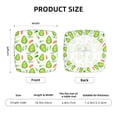 thumbnail image 6 of Gaeub Kawaii Avocado Square Chair Seat Cushion Cover,Wear-Resistant Chair Seat Cover, Household Chair Essentials,Anti-Scratch, 6 of 9