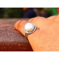 thumbnail image 6 of Heaven Crafts 925 Sterling Silver Pearl Ring Handmade White Pearl Stone Everyday Ring Statement Gift For Her, 6 of 6