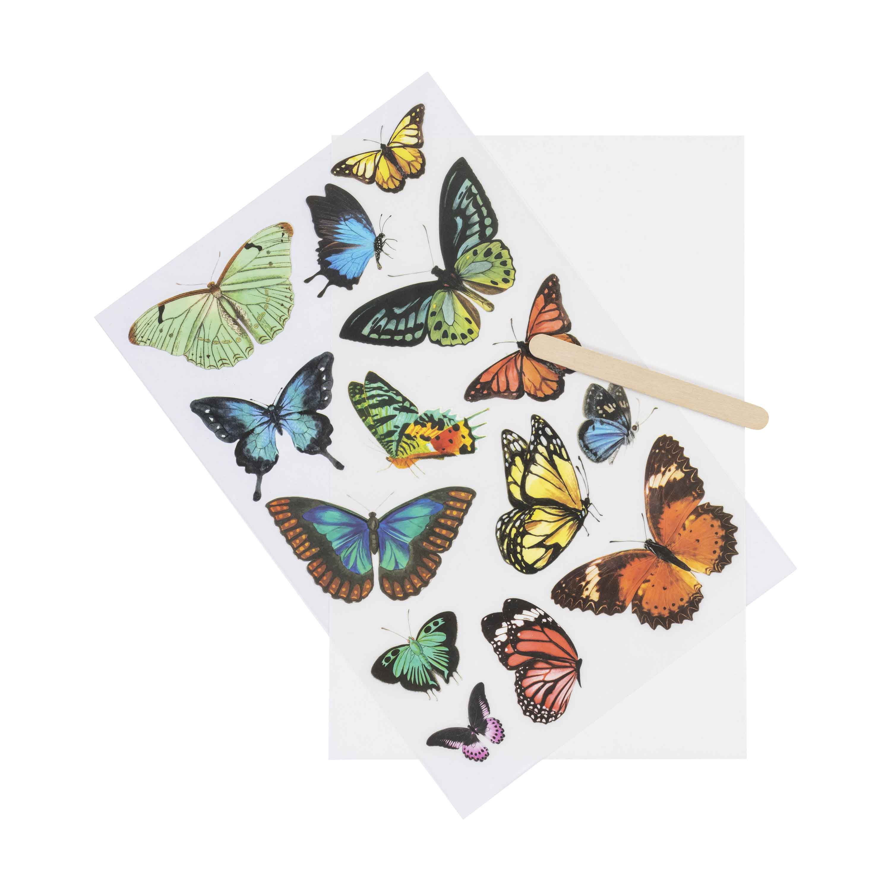 (2 pack) Brea Reese Butterfly Art Stencils & Templates (15 Count)