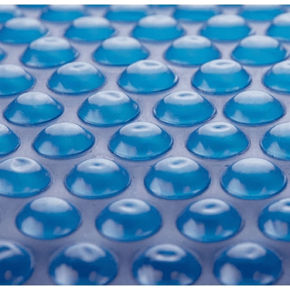 Tumis Blue 14-Foot Round Solar Cover | 1200 Series Style | Heat Retaining Blanket for In-Ground and Above-Ground Round Swimming Pools | Use Sun to Heat Pool Water | Bubble-Side Facing Down in Pool