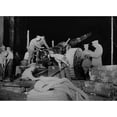 thumbnail image 2 of British Soldiers Getting Artillery In Position At Night During World War 1. Artillery Was Often Moved To New Positions, 2 of 2