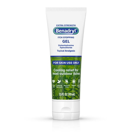 Benadryl Extra Strength Cooling Relief Anti-Itch Gel, 3.5 fl. oz