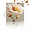 thumbnail image 3 of Qisvanset Creamy Yellow Peony Oil Painting Canvas Wall Art 15.75x11.81 Inches, 3 of 8