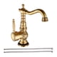 thumbnail image 1 of Grifo de latón antiguo Macarena vintage para agua caliente y fría de baño cocina corto, 1 of 8