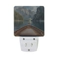 thumbnail image 5 of Yayeee LED Night Light for The Home Plug in With Light Sensors 2 Pack, Wooden Boat, 5 of 6