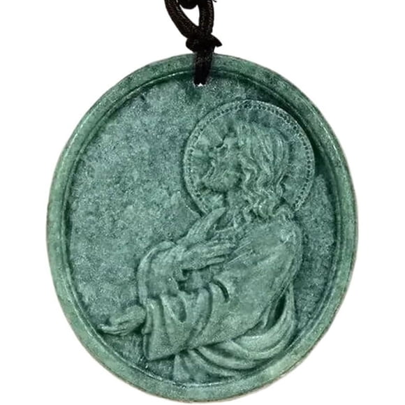 Christ Jesus Jade Necklace Protection Amulet Talisman Jade Necklace