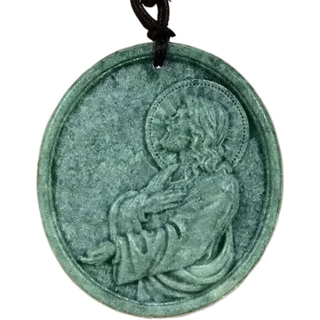 Christ Jesus Jade Necklace Protection Amulet Talisman Jade Necklace