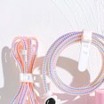 thumbnail image 3 of Charger Protective Cover Astronaut Breathable Easy Installation Silicone Chargers Cable Protector for 18W 20W Chargers 5 Piece Set (Pink), 3 of 5