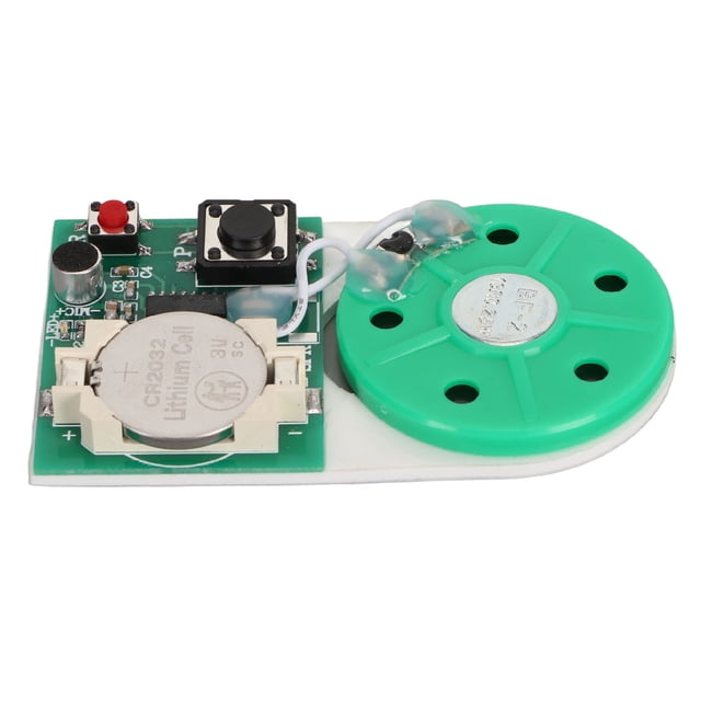 Módulo de grabación control de botones Módulo de chip de sonido grabable de 25 segundos 30 V con cinta adhesiva de doble cara para joyero ANGGREK Otros