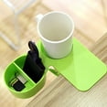 thumbnail image 6 of Cheers US Clip On Cup Holder With Free Coasters - Desk Cup Holster Clamp For Drinks, Beer, Coffee, Mug | Attachable Cup Placer For Office Desk, Cupholder Side Table Attachments & More, 6 of 7