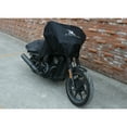 thumbnail image 3 of Unique Bargains 210T Motorcycle Half Cover Outdoor Rain Dust UV Protection Black M, 3 of 7