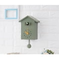 thumbnail image 3 of tredstone Cuckoo Telling Time Silent 2-arm Sweeping Wall Clock Bedside Clock Green, 3 of 8