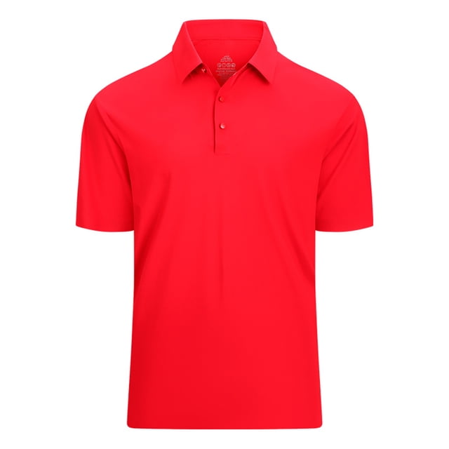 cfhntfmh Mens Golf Shirts Quick Dry Collared Tennis Tops Summer Solid Short Sleeve Button up Gym Shirts Basic Tees