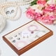 thumbnail image 1 of Caja de joyería, bandeja organizadora de pendientes, regalos de madera para niñas, escaparate de tienda, caja de almacenamiento, bandeja de exhibición Yinane Bandeja de exhibición de anillos, 1 of 8