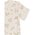 thumbnail image 3 of Modern Moments by Gerber Gender Neutral Short Sleeve Henley Romper, Sizes 0/3 Months - 24 Months, 3 of 7