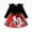 Christmas Black, variant on Disney Mickey Girls Christmas Dresses Pluto Goofy Donald Graphic Print Bow Gifts Outfits Sizes 3M-5Y