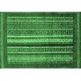 thumbnail image 1 of Ahgly Company Indoor Rectangle Abstract Emerald Green Modern Area Rugs, 8' x 10', 1 of 4