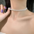 thumbnail image 2 of Colliers pour Femmes Collier de Perles pour Femmes Collier Charme Collier Ras du Cou Collier Perlé Bijoux de Mariage Bal Cadeaux Tendance pour Femmes, 2 of 7