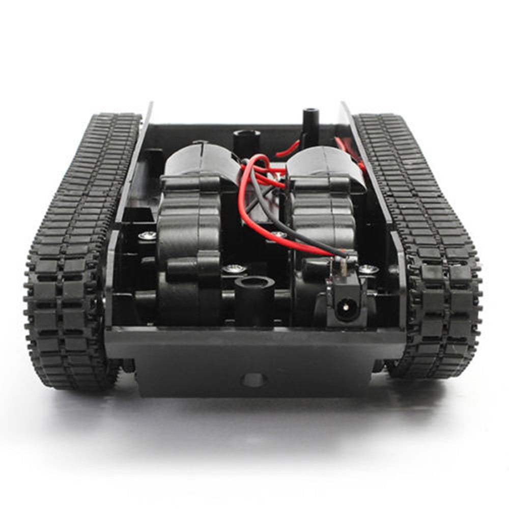 Smart Robot Tank Car Chassis Kit Rubber Track Crawler For Arduino 130 Motor 