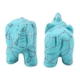 thumbnail image 3 of Stone Carved Hand-Carved Animal Elephant Crafts, Elephant Figurine, Decoration For Office For Home Collectible Decor Desk Ornametns, 3 of 7