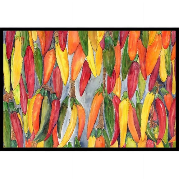 18 x 27 In. Hot Peppers Indoor or Outdoor Mat