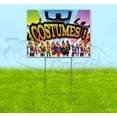 thumbnail image 1 of Costumes (18" x 24") Yard Sign, Includes Metal Step Stake, 1 of 6