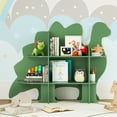 Curipeer 2Tier Kid Bookshelf,Toy Storage Organizer for Kids Room