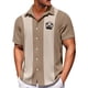 thumbnail image 2 of Men's Hawaiian Printed Button Short Sleeve Shirts Men's Casual Fashion Short Sleeve Shirts L, 2 of 4