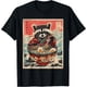 thumbnail image 1 of Camiseta de anime de mapache para comer ramen de fideos japoneses, 1 of 2
