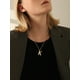 thumbnail image 2 of Collar de acero inoxidable PROSTEEL Colgante Inicial E oro, 2 of 7