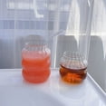 thumbnail image 4 of Ripple Drinking Glasses - Modern Kitchen Vintage Wavy Drinking Glasses- Unique Origami Ribbed Glassware For Weddings, Cocktails, Glass Cup Coffee Mug, 4 of 7