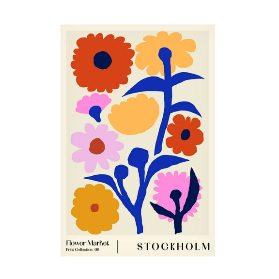Trademark Fine Art NKTN Flower Market Stockholm Canvas Wall Art