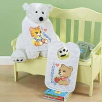 Herrschners® Little Farmers Bibs Stamped Cross-Stitch Kit