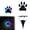 C, variant on IAJFHAFS Solar Bear Paw Print Pathway Lights Animal Footprint Decorative Outdoor Yard Garden Stake