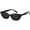 Black/Grey Lens, variant on Polarized Small Cat Eye Sunglasses for Women, Retro Narrow Frame
