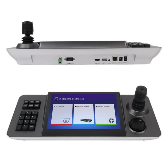 4D LCD Display 11.6 Inch Switcher Mixer Keyboard HD Screen Camera Studio Stage 8 Channels Video Control For Live Streaming